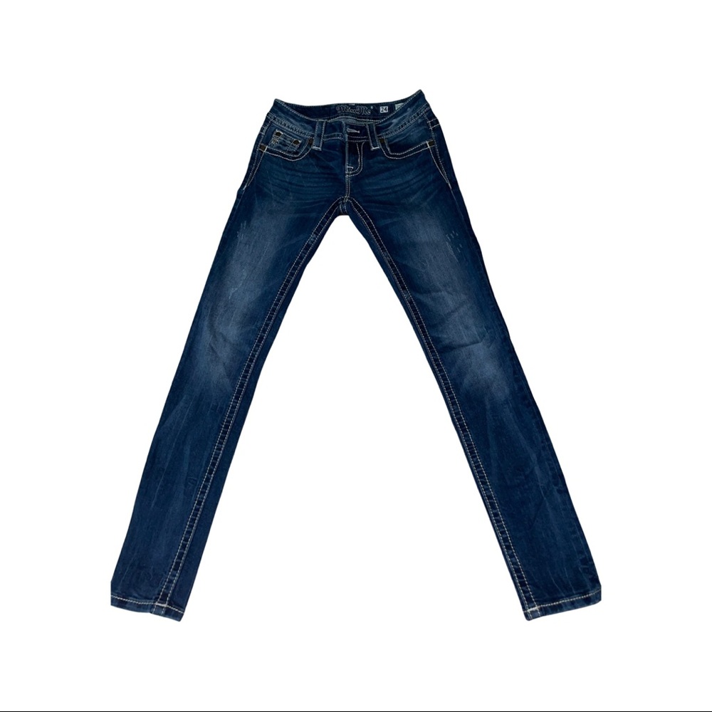 Miss Me Jeans Size 24 Style:JE8784SR Color: Ok 459 Inseam: 31
